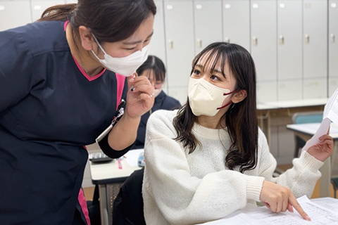 模擬試験＆熱心な先生による少人数制の補講