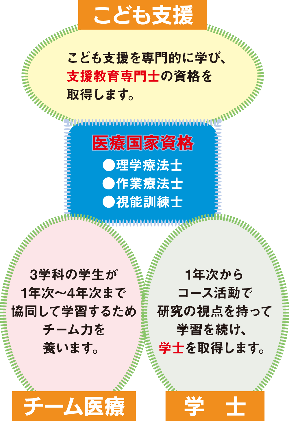 医療職の専門知識＋αの学びができる！