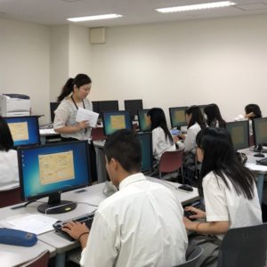 診療情報管理士学科　門真西高校さん来校！