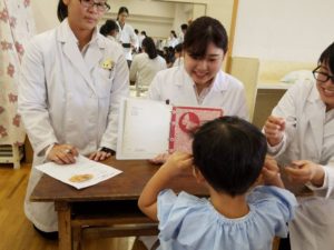 視能訓練士学科３年制　幼稚園実習の日がやってきました！