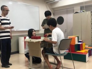 作業療法士学科　発達ゼミで作業療法を行いました！