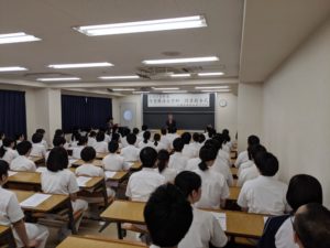 作業療法士学科　校章授与式