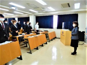 言語聴覚士学科　『マナー講習を行いました(^^♪』