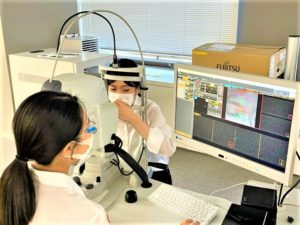 視能訓練士学科１年制　　『眼科医療機器実習☆彡』
