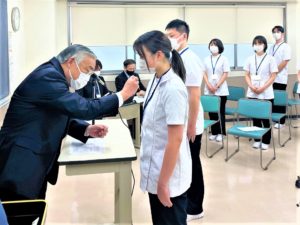 作業療法士学科　　『「校章授与式」と「臨床実習指導者会議」を実施しました☆彡』