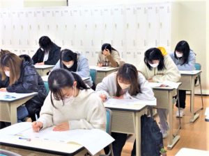 医療総合学科　　『ビジネス文書技能検定試験が実施されました！！』