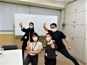 言語聴覚士学科　「1年生　こんな訓練考えてみました！！＠ことばの相談室実習」