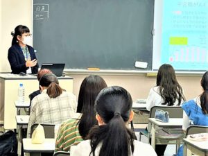 視能訓練士学科３年制　　『子宮頸がん予防（HPV）ワクチンについて』