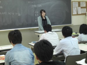 理学療法士学科　プレゼンテーションの練習中！