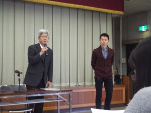 視能訓練士学科3年制　大阪府視覚障害者福祉協会での学外講義