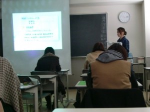 視能訓練士学科3年制　1年生が「臨地実習学内報告会」を行いました！