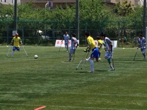 理学療法士学科　アンプティサッカー大会が開催されました！