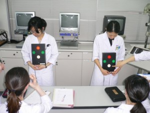 視能訓練士学科1年制　実習授業の様子を紹介します！