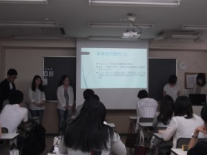 言語聴覚士学科　卒業研究中間発表会を行いました！