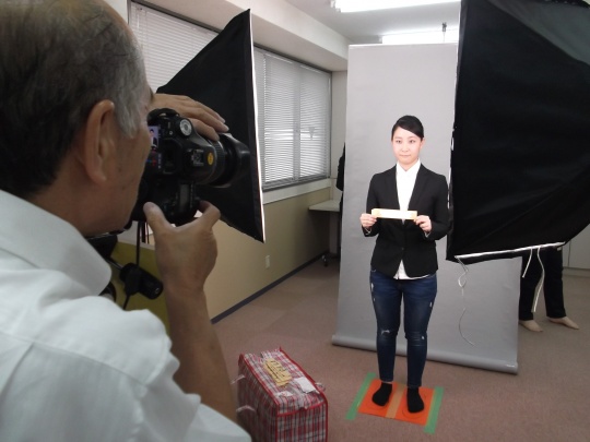 言語聴覚士学科 就職活動 実習用の個人写真を撮影しました ブログ 大阪医療福祉専門学校