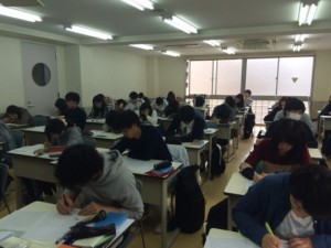 理学療法士学科　ホームルームの時間を有効に使って勉強！