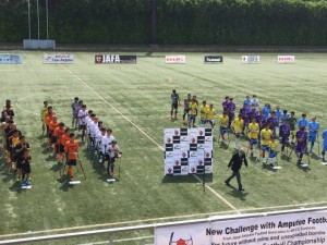 理学療法士学科　「アンプティサッカー」に携わりました！