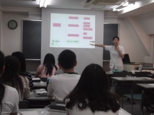 言語聴覚士学科　上海中医薬大学からの研修生に向けて授業をしました！