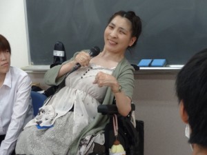 作業療法士学科　当事者の方に来ていただきました！