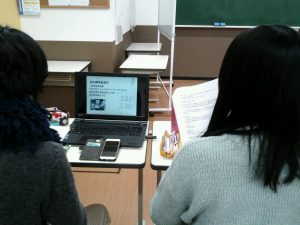 視能訓練士学科１年制　卒業研究発表会の練習！