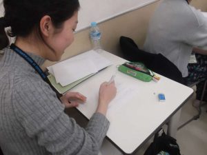 言語聴覚士学科　お礼状の作成！