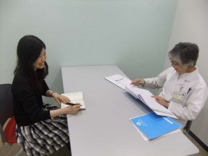 視能訓練士学科１年制 「個人面談」が始まりました！