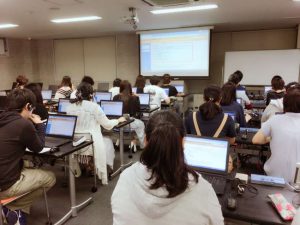 作業療法士学科  「情報科学」の授業の様子を紹介します！